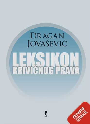 leksikon krivičnog prava dragan jovašević