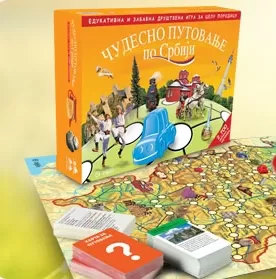 čudesno putovanje po srbiji edukativna društvena igra za celu porodicu 