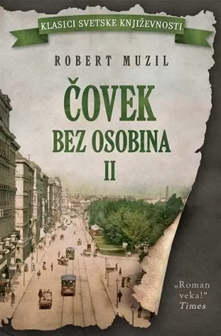 čovek bez osobina ii knjiga robert muzil