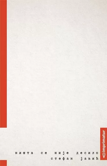 ništa se nije desilo stefan janjić