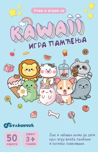 kawaii igra pamćenja karte grupa autora